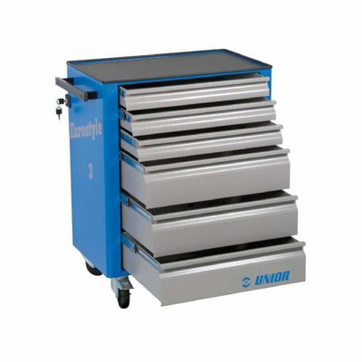 Metal Tool Carrier With 6 Drawers 77X40X89.5cm