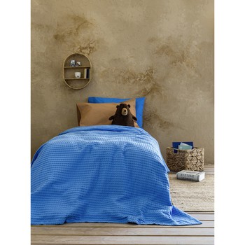 Κουβέρτα Πικέ Μονή (160x240) Habit Ocean Blue NIMA Home