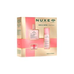 Nuxe Promo XMAS Huile Prodigieuse Florale Ξηρό Λάδι Για Πρόσωπο Σώμα & Μαλλιά 50ml & Very Rose 3-in-1 Soothing Micellar Water Μικυλλιακό Νερό Καθαρισμού Για Πρόσωπο & Μάτια 100ml & Very Rose Lip Balm Βάλσαμο Χειλιών 15gr