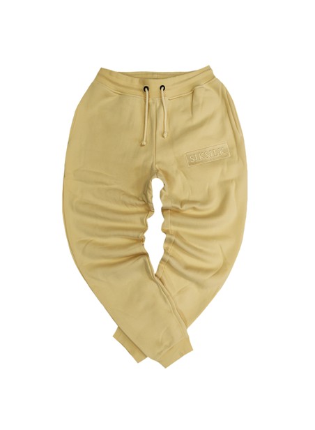Siksilk yellow relaxed fit cuffed jogger ss-22084