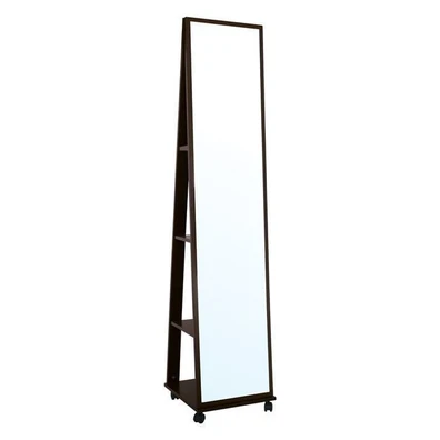 FISHER Καθρέπτης Δαπέδου Ξύλο - Καρυδί 39x39x176cm
