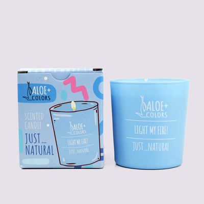 Aloe+ Colors Scented Soy Candle Just Natural Αρωμα
