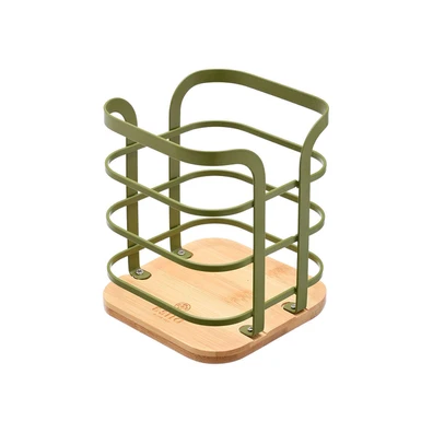Estia Θηκη για Κουταλες Bamboo Essentials Μεταλλικ