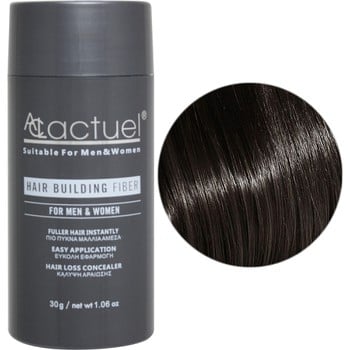 ACTUEL HAIR FIBERS BLACK 30g