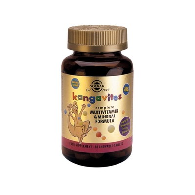 Solgar - Kangavites Multivitamin & Mineral Formula Bouncing Berry Vit. C 100mg - 60 chewable tabs