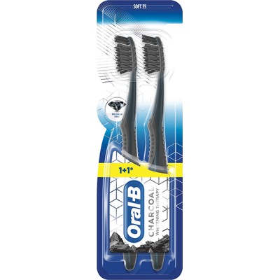 Oral-B Charcoal Whitening Therapy Οδοντόβουρτσα Λε