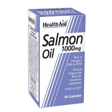 Health Aid Salmon Oil Συμπλήρωμα Διατροφής 1000mg 