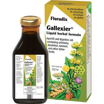 POWER HEALTH Floradix Gallexier Σιρόπι Με Εκχύλισμα Αγκινάρας Για τη Δυσπεψία Και Την Προστασία Της Χολής 250ml                           