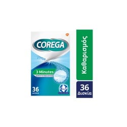 Corega 3 Minutes Dental Cleansing Tablets 36 tabs
