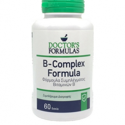 DOCTOR'S FORMULA B-Complex Formula Φόρμουλα Συμπλέγματος Βιταμινών Β x60 Δισκία