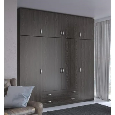 Wardrobe with 2doors and Upper Shelf/Wenge
