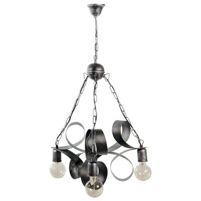 Ceiling Pendant Light 3 Lights Metal Blade Wide Si