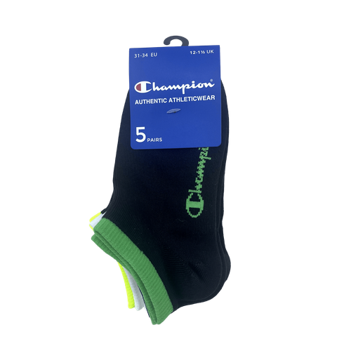 Champion Unisex 5Pk Sneaker Socks (U30064)