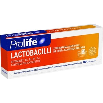 Prolife Lactobacilli Αμπούλες Συμπλήρωμα Διατροφής