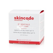 Skincode Digital Detox Day Cream SPF15 - Ενυδατική Κρέμα Ημέρας, 50ml