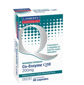 Lamberts Co-Enzyme Q10 200mg 60 Capsules (8534-60)