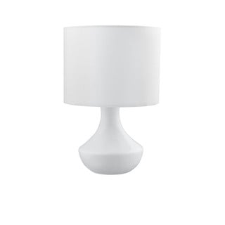 Table Lamp with Fabric Shade E14 White Roisa 76051