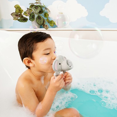 MUNCHKIN Bubble Bestie Bath Toy Bubble Blower Γλυκός Ελέφαντας ΠΟυ Βγάζει Φυσαλίδες Από Την Προβοσκίδα Του 36m+