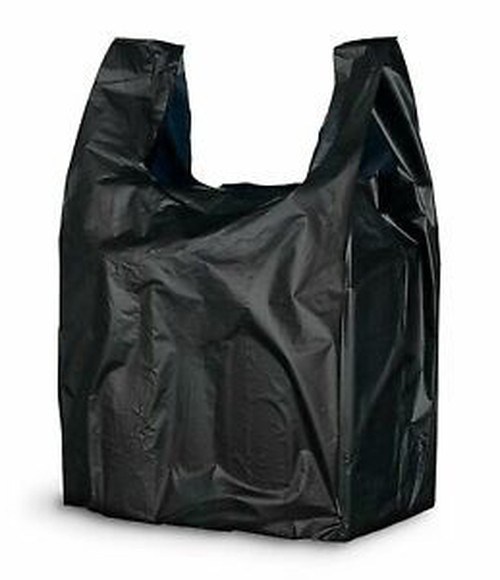 T-shirt Bag Black PE