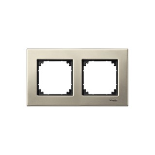 Merten M-Elegance Frame 2 Gangs Titanium MTN403205