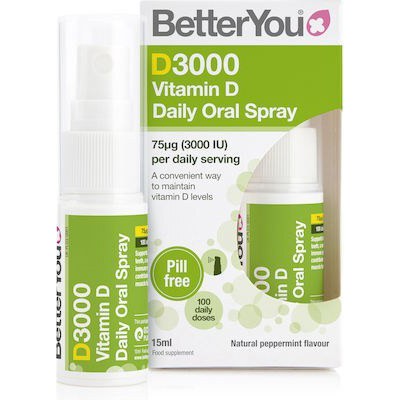 DLUX Vit-D 3000IU Oral Spray Συμπλήρωμα Διατροφής Με Βιταμίνη D & Ευχάριστη Γεύση Μέντας 15ml                