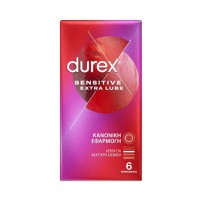Durex Sensitive Thin Feel 6τμχ - Λεπτά Προφυλακτικ
