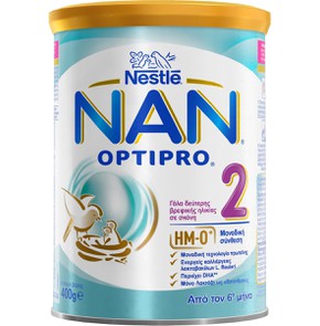 Nestle NAN 2 Optipro Γάλα για Βρέφη 6Μ+, 400g
