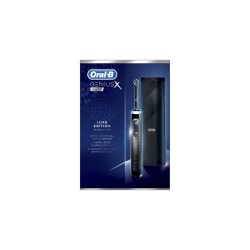 Oral-B Επαναφορτιζόμενη Ηλεκτρική Οδοντόβουρτσα Genius X 20000 Luxe Edition ΑΙ Γκρι Ανθρακί + 4 Κεφαλές + Θήκη Ταξιδίου 1 τεμάχιο