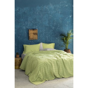 Κουβέρτα 230x250 Oleada Green Nima Home