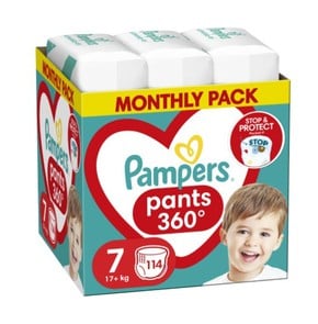 Pampers Pants Νο7 (17+Kg) Monthly Pack 114τμχ Βρεφ