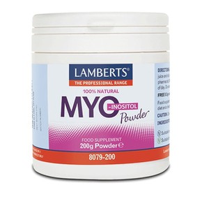 Lamberts Myo - Inositol Powder Συμπλήρωμα Μυοϊνοσι