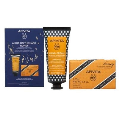 Apivita Promo Pack A Kiss on the Hand Honey Κρέμα 