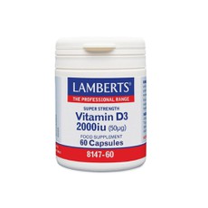 Lamberts Vitamin D3 2000IU 60Caps.