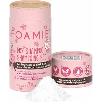 FOAMIE Dry Shampoo Berry Blossom Ξηρό Σαμπουάν Για Καστανά & Σκούρα Μαλλιά 40gr