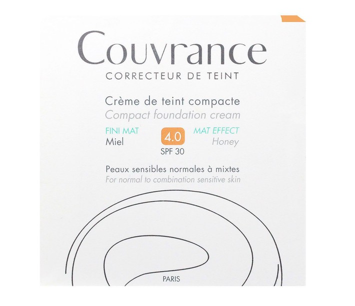 AVENE COUVRANCE CREME DE TEINT COMPACTE FINI MAT 4.0 (MIEL) 10GR