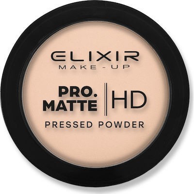 ELIXIR Pro Matte HD Pressed Powder 204 Latte Coffee 9gr
