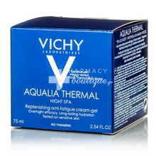 Vichy Aqualia Thermal Night Spa - Ενυδατική Κρέμα Νυκτός & Μάσκα, 75ml