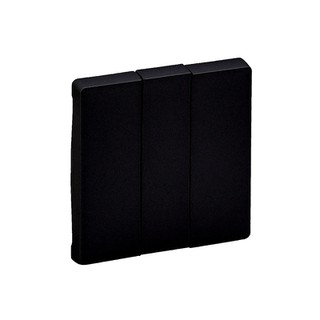 Valena Life Switch Plate Triple Black 756032