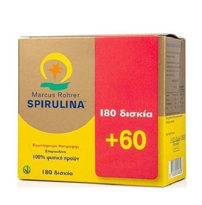 Marcus Rohrer Spirulina, 180 & 60 Tabs