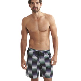 Printed Check Leisure 18" Watershort Print 8  Βερμ