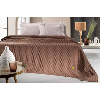 Κουβέρτα Vivid Choco 230x260 guy Laroche  100% Cot