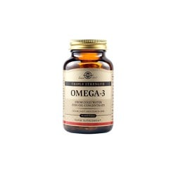 Solgar Omega 3 Triple Strength Nutritional Supplement For Brain & Cardiovascular Health 50 Softgels
