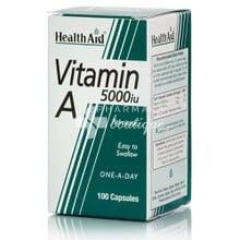 Health Aid Vitamin A 5000iu, 100caps