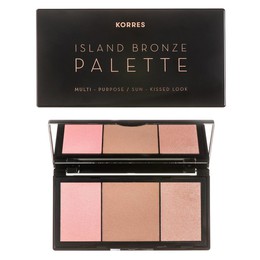 Korres Island Bronze Palette για Πρόσωπο και Μάτια Sunset Peach 10g