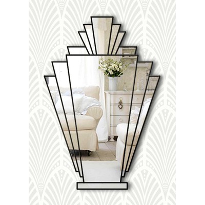Wall mirror Art-Deco 80X110 with paint contour
