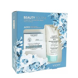 Vichy Promo Aqualia Thermal Rehydrating Cream Gel 50 ml & Purete Thermale 3 in 1 Cleanser 100 ml