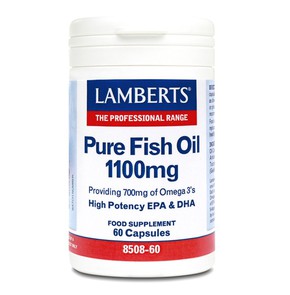 Lamberts Pure Fish Oil 1100mg  Ιχθυέλαιο με Ω3 Λιπ
