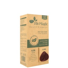 Biomagic Hair Color Cream 4.58 - Red Violet Auburn 60ml