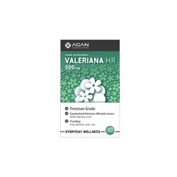 Agan Valerianna HR 500mg Συμπλήρωμα Διατροφής Με Εκχύλισμα Βαλεριάνας 30 κάψουλες