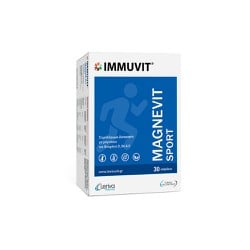 Leriva Immuvit Magnevit Sport Συμπλήρωμα Διατροφής Μαγνησίου 30 κάψουλες